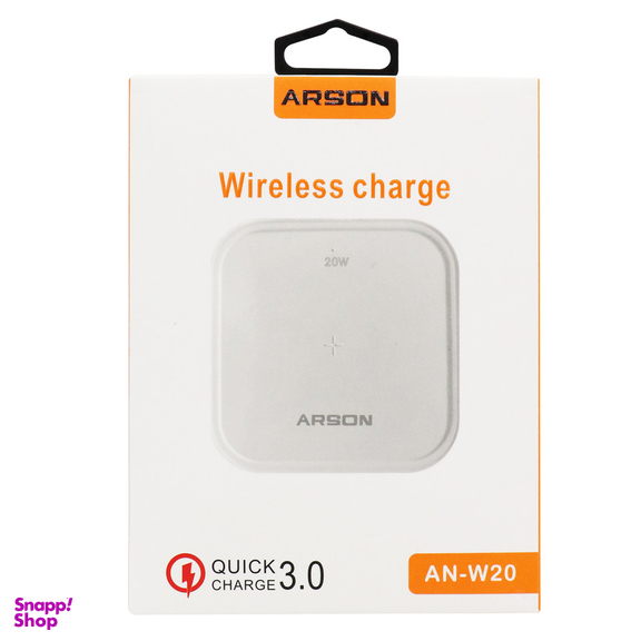 شارژر بی سیم آرسون مدل AN-W20 به همراه کابل تبدیل USB-C