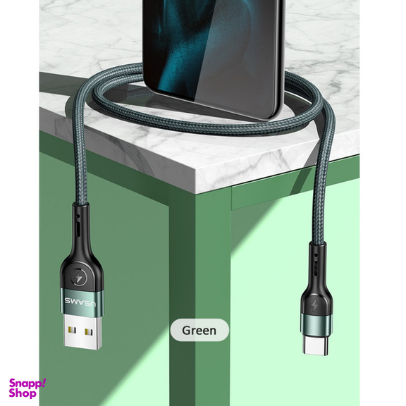 کابل تبدیل USB به لایتنینگ یوسمز (Usams) مدل U26SJ448 طول 1 متر