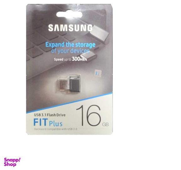 فلش مموری سامسونگ (Samsung) مدل FITplus ظرفیت 16 گیگابایت