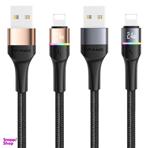 کابل تبدیل USB به لایتنینگ یوسمز (Usams) مدل U76SJ534 طول 1٫2 متر