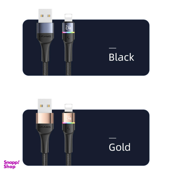 کابل تبدیل USB به لایتنینگ یوسمز (Usams) مدل U76SJ534 طول 1٫2 متر