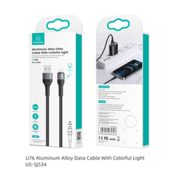 کابل تبدیل USB به لایتنینگ یوسمز (Usams) مدل U76SJ534 طول 1٫2 متر