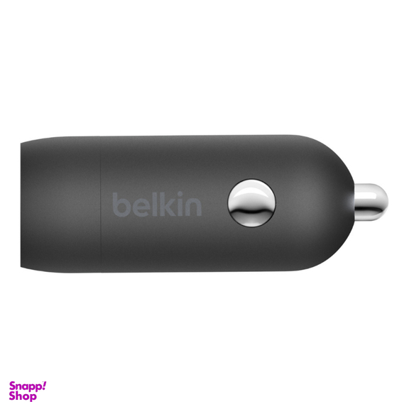 شارژر فندکی شارژ سریع USB-C بلکین (Belkin) مدل CCA003bt04BK با کابل USB-C به لایتنینگ