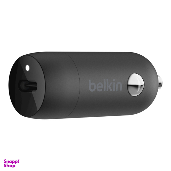 شارژر فندکی شارژ سریع USB-C بلکین (Belkin) مدل CCA003bt04BK با کابل USB-C به لایتنینگ
