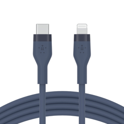 کابل شارژ سریع USB-C به لایتنینگ بلکین مدل CAA009bt1MBL طول 1 متر