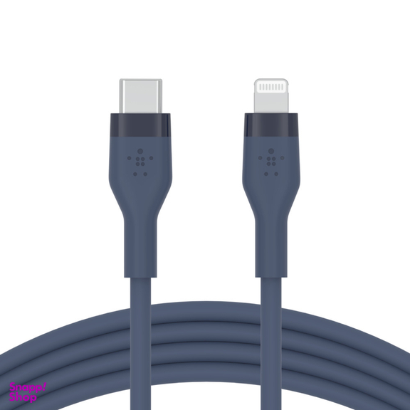 کابل شارژ سریع USB-C به لایتنینگ بلکین مدل CAA009bt1MBL طول 1 متر