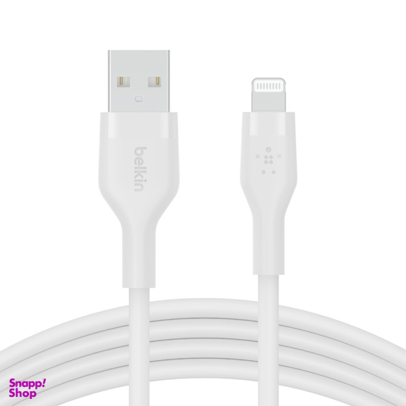 کابل شارژ سریع USB-A به لایتنینگ بلکین مدل CAA008bt1MWH طول 1 متر