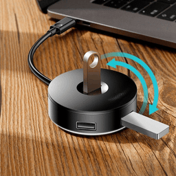 هاب USB3 چهار پورت مدل دایره‌ای