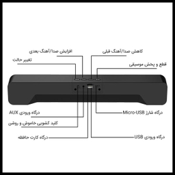 اسپیکر بلوتوثی پاواریال مدل BS08