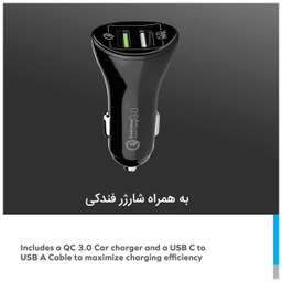 پایه نگهدارنده و شارژر بی سیم گوشی مومکس (Momax) مدل CM16D به همراه شارژر فندکی