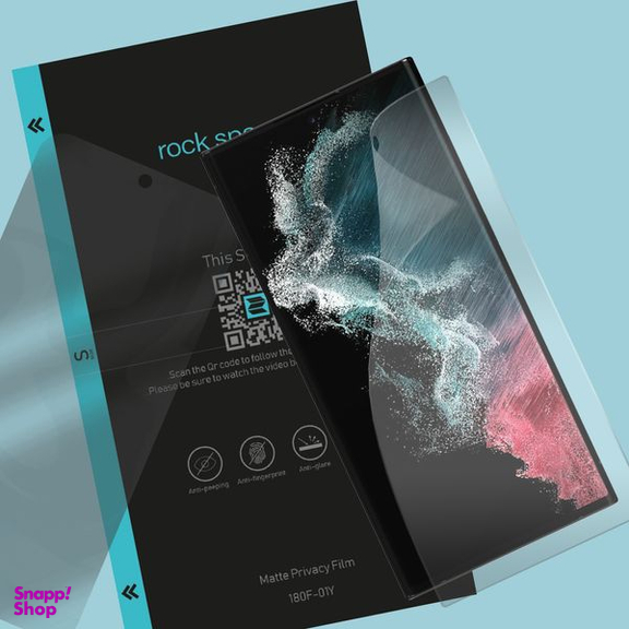 محافظ صفحه نمایش حریم شخصی راک اسپیس (Rock Space) مدل 180F-01Y مناسب برای گوشی سامسونگ Galaxy S22 Ultra 5G