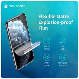 محافظ صفحه نمایش مات راک اسپیس (Rock Space) مدل 180M-01G مناسب برای گوشی سامسونگ Galaxy S23 Ultra