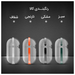 کاور کی فون (keephone) مدل Margin مناسب برای کیس اپل AirPods Pro به همراه قلاب اویز