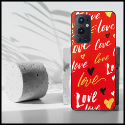 برچسب پوششی راک اسپیس (Rock Space) طرح Love مناسب برای گوشی وان پلاس Pro 9