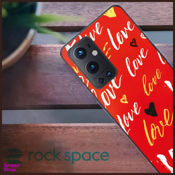 برچسب پوششی راک اسپیس (Rock Space) طرح Love مناسب برای گوشی وان پلاس Pro 9