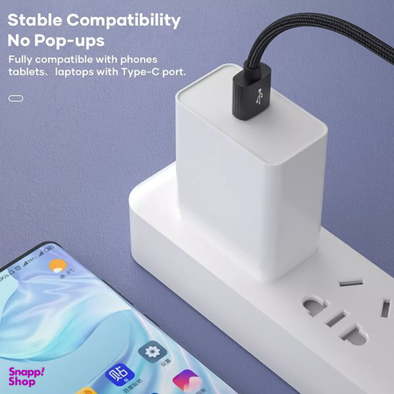 کابل تبدیل USB به لایتنینگ راک اسپیس (Rock Space) مدل RCB0782 طول 1 متر