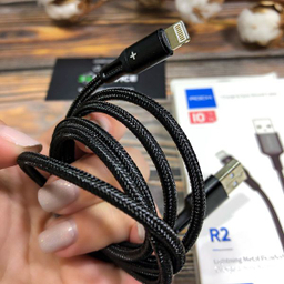 کابل تبدیل USB + لایتنینگ راک اسپیس (Rock Space) مدل R2 طول 1 متر