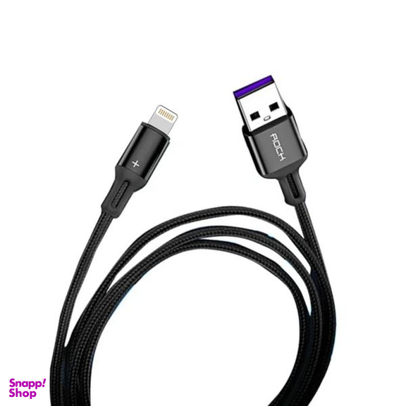 کابل تبدیل USB + لایتنینگ راک اسپیس (Rock Space) مدل R2 طول 1 متر
