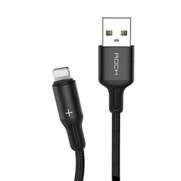کابل تبدیل USB + لایتنینگ راک اسپیس (Rock Space) مدل R2 طول 1 متر