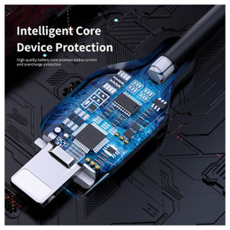 کابل تبدیل USB + لایتنینگ راک اسپیس (Rock Space) مدل RCB0738A طول 1 متر