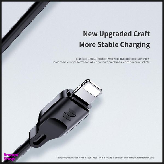 کابل تبدیل USB + لایتنینگ راک اسپیس (Rock Space) مدل RCB0738A طول 1 متر