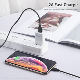 کابل تبدیل USB + لایتنینگ راک اسپیس (Rock Space) مدل RCB0738A طول 1 متر