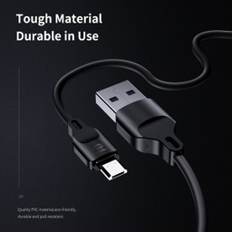 کابل تبدیل USB + MicroUSB راک اسپیس (Rock Space) مدل RCB0739A طول 1 متر