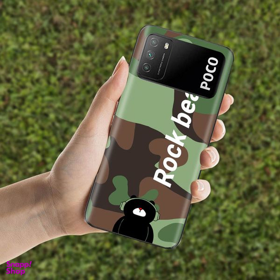 برچسب پوششی راک اسپیس مدل RB-012 مناسب برای گوشی شیائومی Poco M3