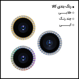 محافظ لنز دوربین کی فون (keephone) مدل Rainbow مناسب برای گوشی اپل iPhone 12 Pro Max