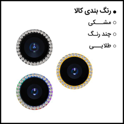 محافظ لنز دوربین کی فون (keephone) مدل Rainbow مناسب برای گوشی اپل iPhone 11 Pro/11 Pro Max/12 Pro