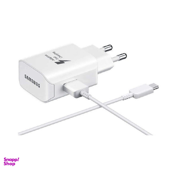 شارژر اصلی فست شارژ سامسونگ مدل EP TA300CWEGKR با کابل Type C