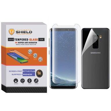 محافظ پشت گوشی آلتیمیت شیلد (UltiMate Shield) مدل UV-ULT مناسب گوشی سامسونگ Galaxy S9 + محافظ صفحه نمایش