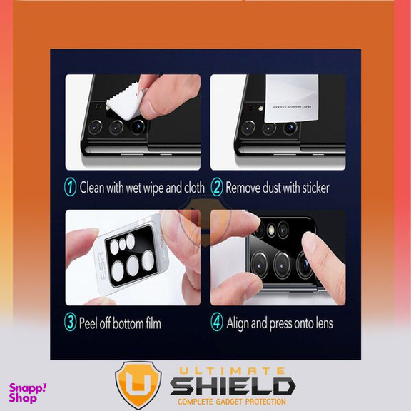 محافظ لنز دوربین آلتیمیت شیلد (UltiMate Shield) مدل FLZ مناسب گوشی سامسونگ Galaxy A52/A52s 5G بسته 3 عددی