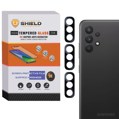 محافظ لنز دوربین آلتیمیت شیلد (UltiMate Shield) مدل FLZ مناسب گوشی سامسونگ Galaxy A32 4G/5G بسته 3 عددی