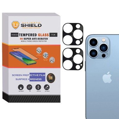 محافظ لنز دوربین آلتیمیت شیلد (UltiMate Shield) مدل FLZ مناسب گوشی اپل iPhone 13 Pro Max بسته 2 عددی