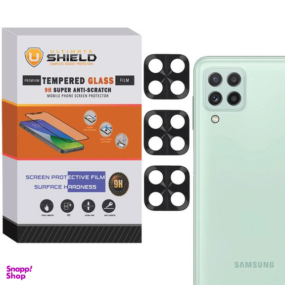 محافظ لنز دوربین آلتیمیت شیلد (UltiMate Shield) مدل FLZ مناسب گوشی سامسونگ Galaxy A22 4G بسته 3 عددی