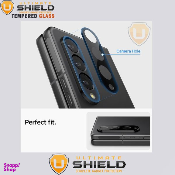 محافظ لنز دوربین آلتیمیت شیلد (UltiMate Shield) مدل 3D-UL مناسب گوشی Galaxy Z Fold 4