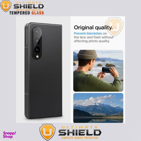 محافظ لنز دوربین آلتیمیت شیلد (UltiMate Shield) مدل 3D-UL مناسب گوشی Galaxy Z Fold 4