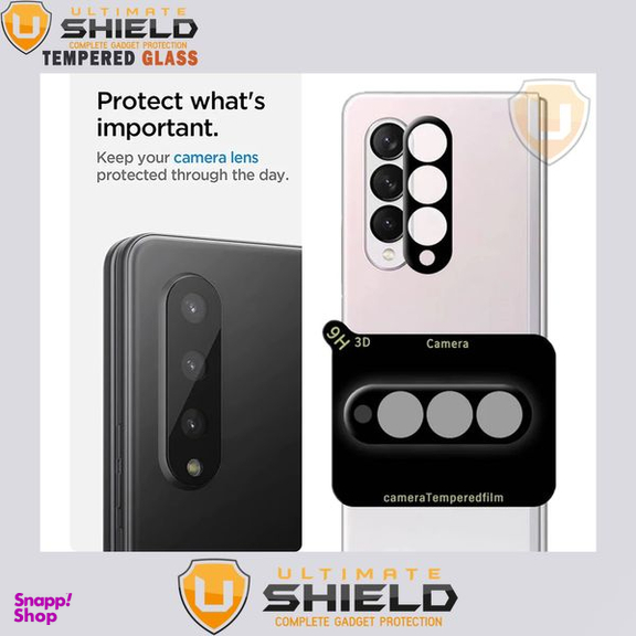 محافظ لنز دوربین آلتیمیت شیلد (UltiMate Shield) مدل 3D-UL مناسب گوشی Galaxy Z Fold 4