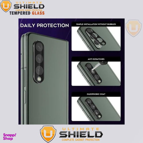 محافظ لنز دوربین آلتیمیت شیلد (UltiMate Shield) مدل 3D-UL مناسب گوشی Galaxy Z Fold 4