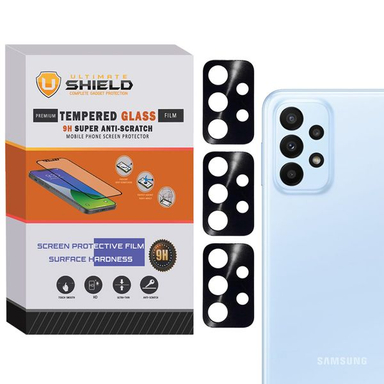 محافظ لنز دوربین آلتیمیت شیلد (UltiMate Shield) مدل FLZ مناسب گوشی سامسونگ Galaxy A23 بسته 3 عددی