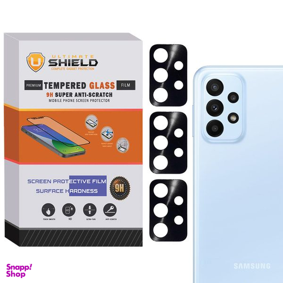 محافظ لنز دوربین آلتیمیت شیلد (UltiMate Shield) مدل FLZ مناسب گوشی سامسونگ Galaxy A23 بسته 3 عددی