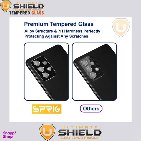 محافظ لنز دوربین آلتیمیت شیلد (UltiMate Shield) مدل 3D مناسب گوشی سامسونگ Galaxy A33 5G