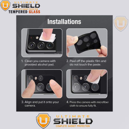 محافظ لنز دوربین آلتیمیت شیلد (UltiMate Shield) مدل 3D مناسب گوشی سامسونگ Galaxy A33 5G
