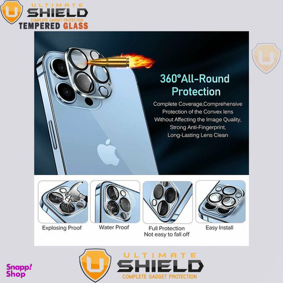محافظ لنز دوربین آلتیمیت شیلد (UltiMate Shield) مدل SH-ULT مناسب گوشی اپل iPhone 13/13 Mini