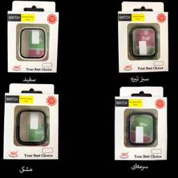کاور مدل Tempered Glass Case مناسب اپل واچ سری SE2021/7/8 سایز 45 میلی متر