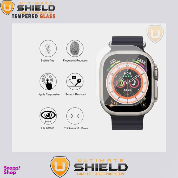 محافظ صفحه نمایش شیشه ای آلتیمیت شیلد (UltiMate Shield) مدل SH-UL مناسب ساعت هوشمند الترا HW8
