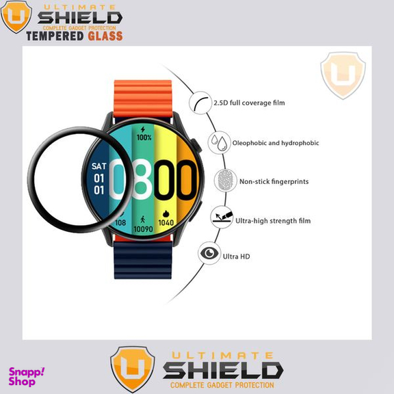 محافظ صفحه نمایش نانو آلتیمیت شیلد (UltiMate Shield) مدل NUL مناسب ساعت هوشمند Amazfit GTR 3 Pro بسته 3 عددی