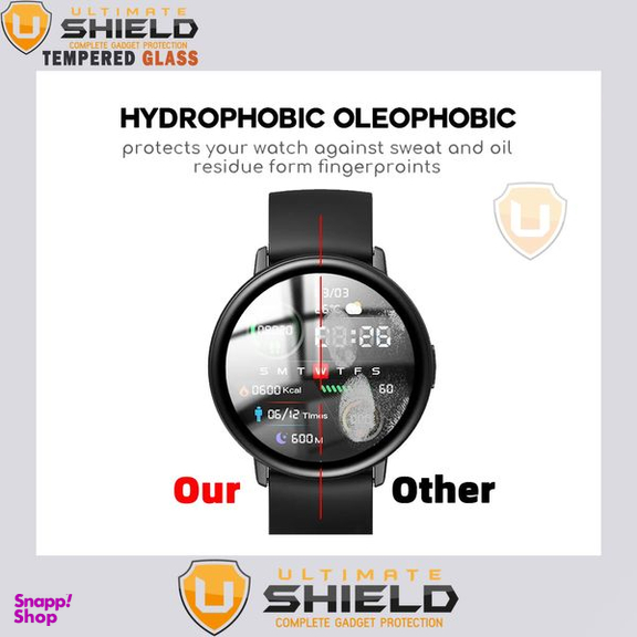 محافظ صفحه نمایش نانو آلتیمیت شیلد (UltiMate Shield) مدل NUL مناسب ساعت هوشمند Amazfit GTR 4 بسته 2 عددی