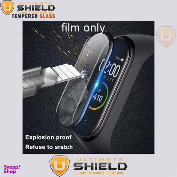 محافظ صفحه نمایش نانو آلتیمیت شیلد مدل NUL مناسب ساعت هوشمند شیائومی Mi Band 7 بسته 3 عددی